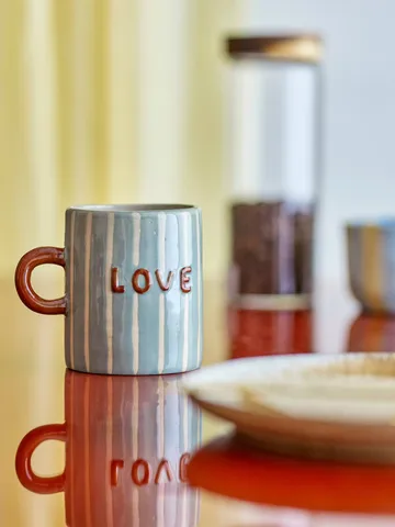 Cherish mug - Blue - Bloomingville