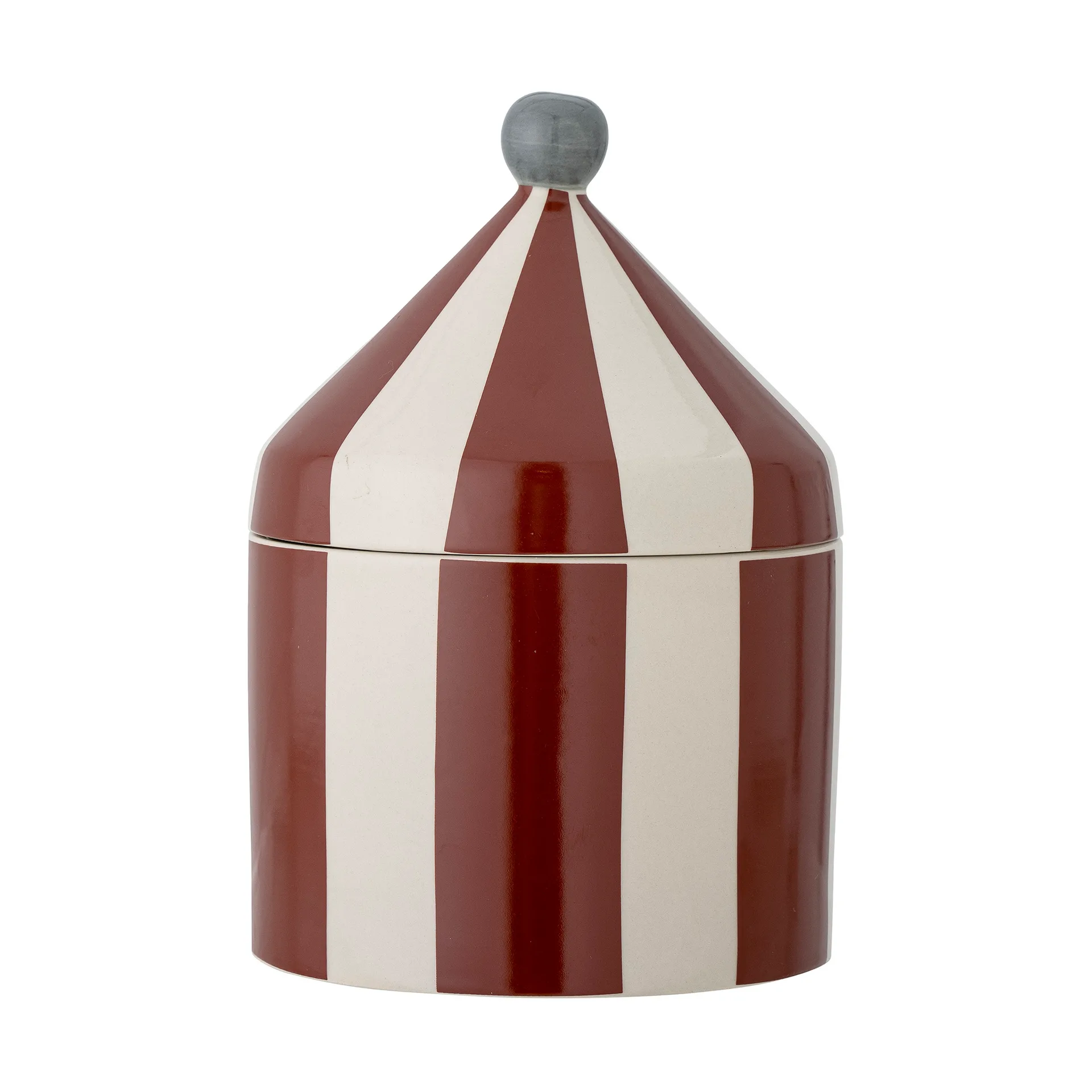 Cimmi jar with lid, Red Bloomingville