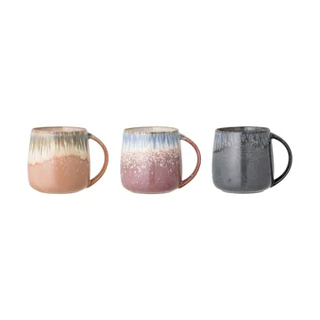Cloe cup 380 ml 3 pieces - Multi - Bloomingville