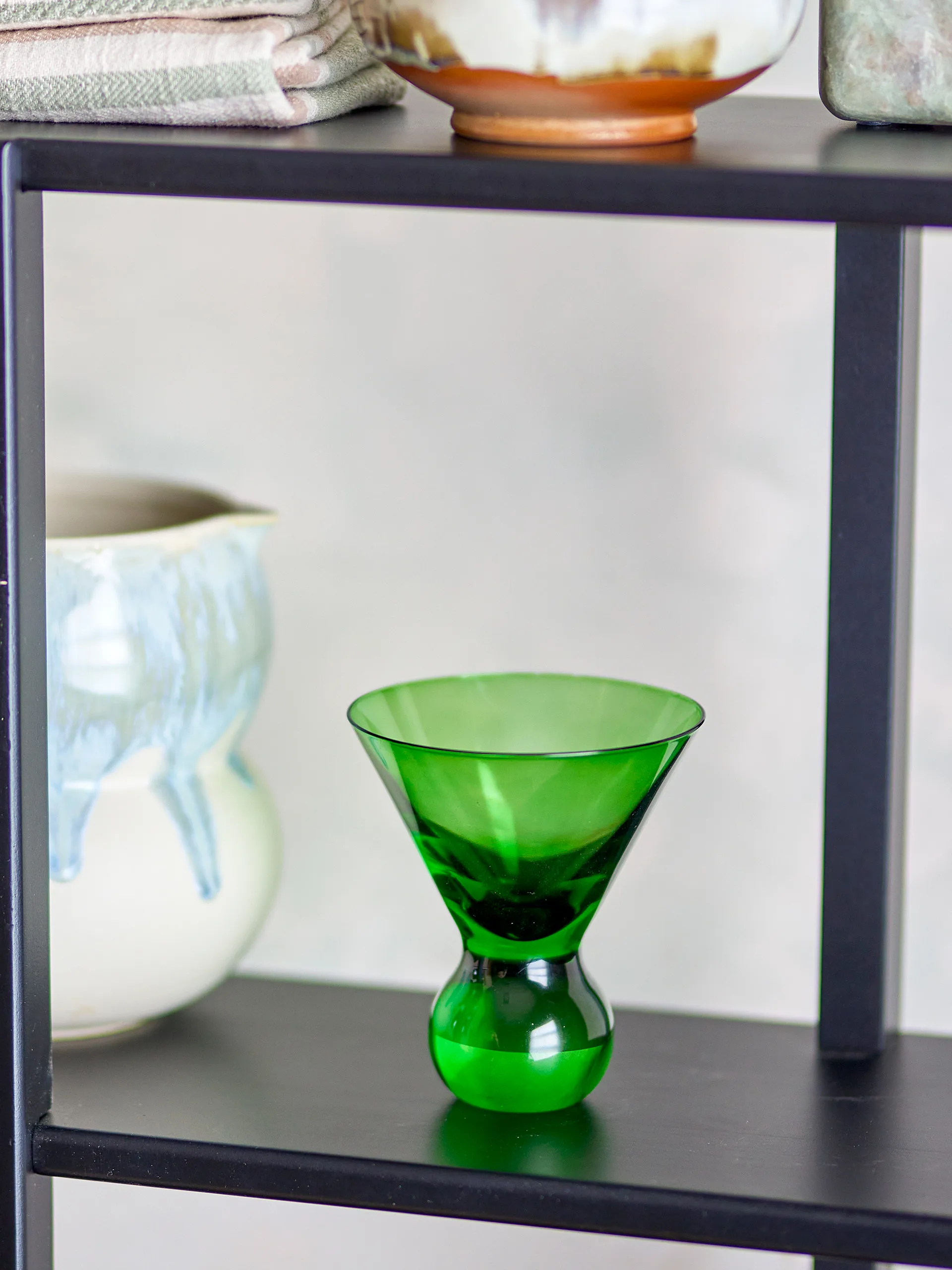 Corliss cocktail glass 4-pack, Green Bloomingville