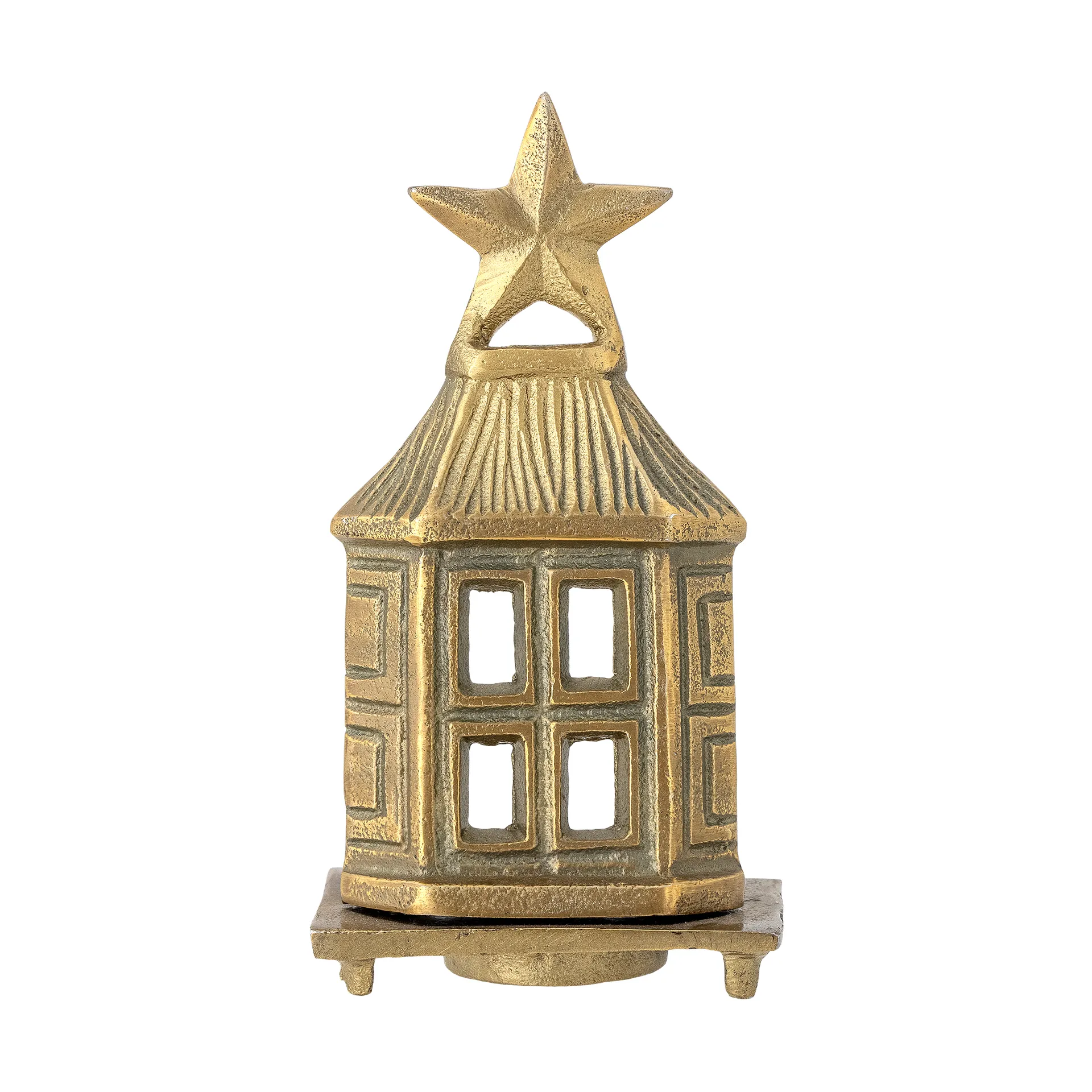 Crista tealight holder 6x17 cm, Brass Bloomingville