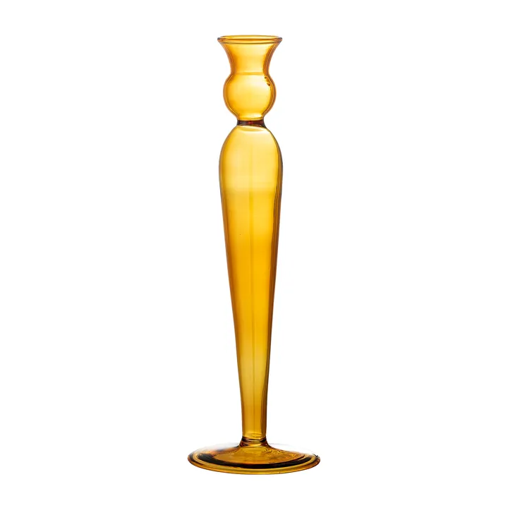 Dara candlestick 27 cm - Yellow - Bloomingville