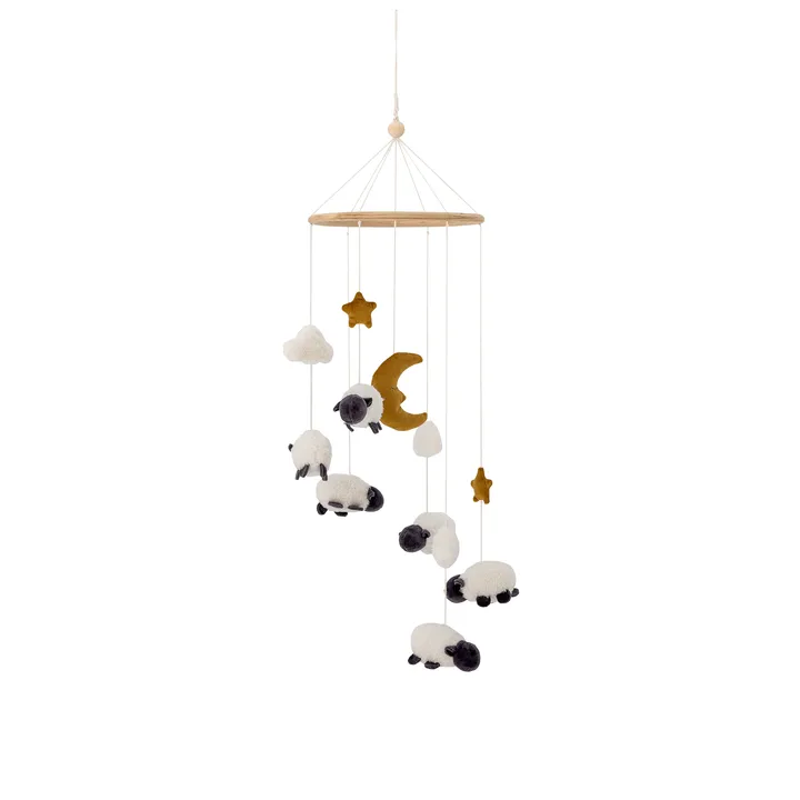 Dolly mobile 20x75 cm - White - Bloomingville