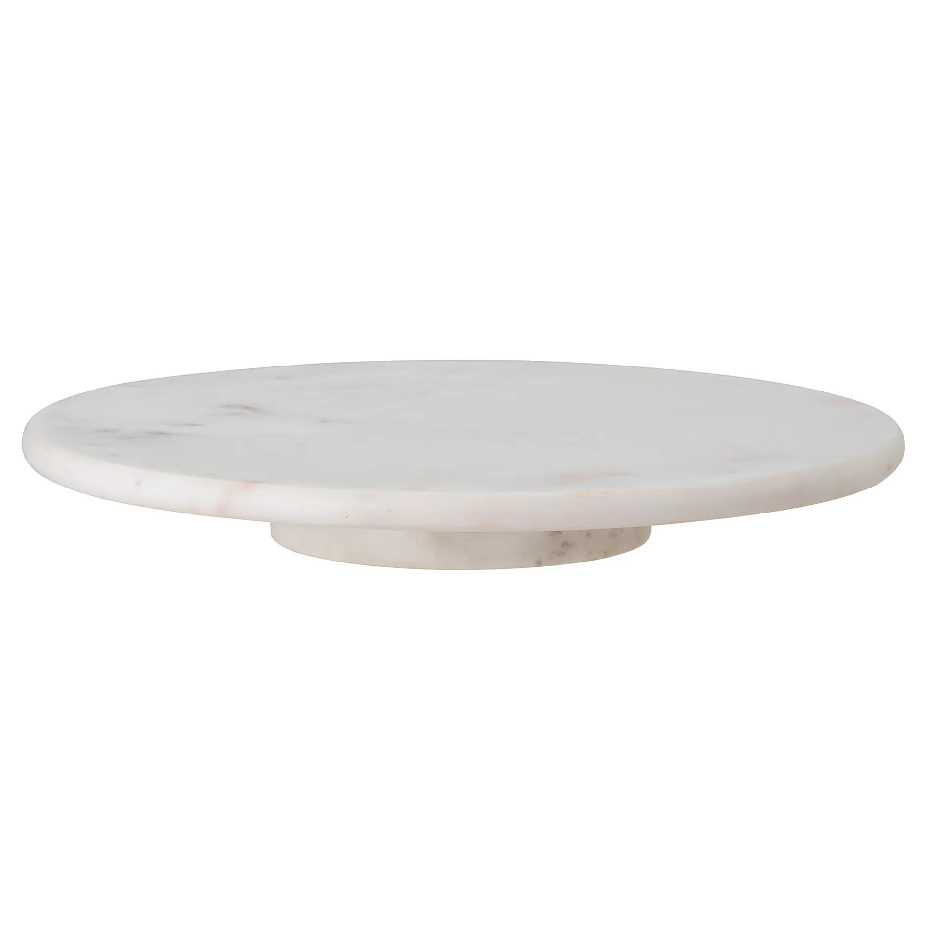 Ellin serving dish marble Ø35.5 cm, white Bloomingville