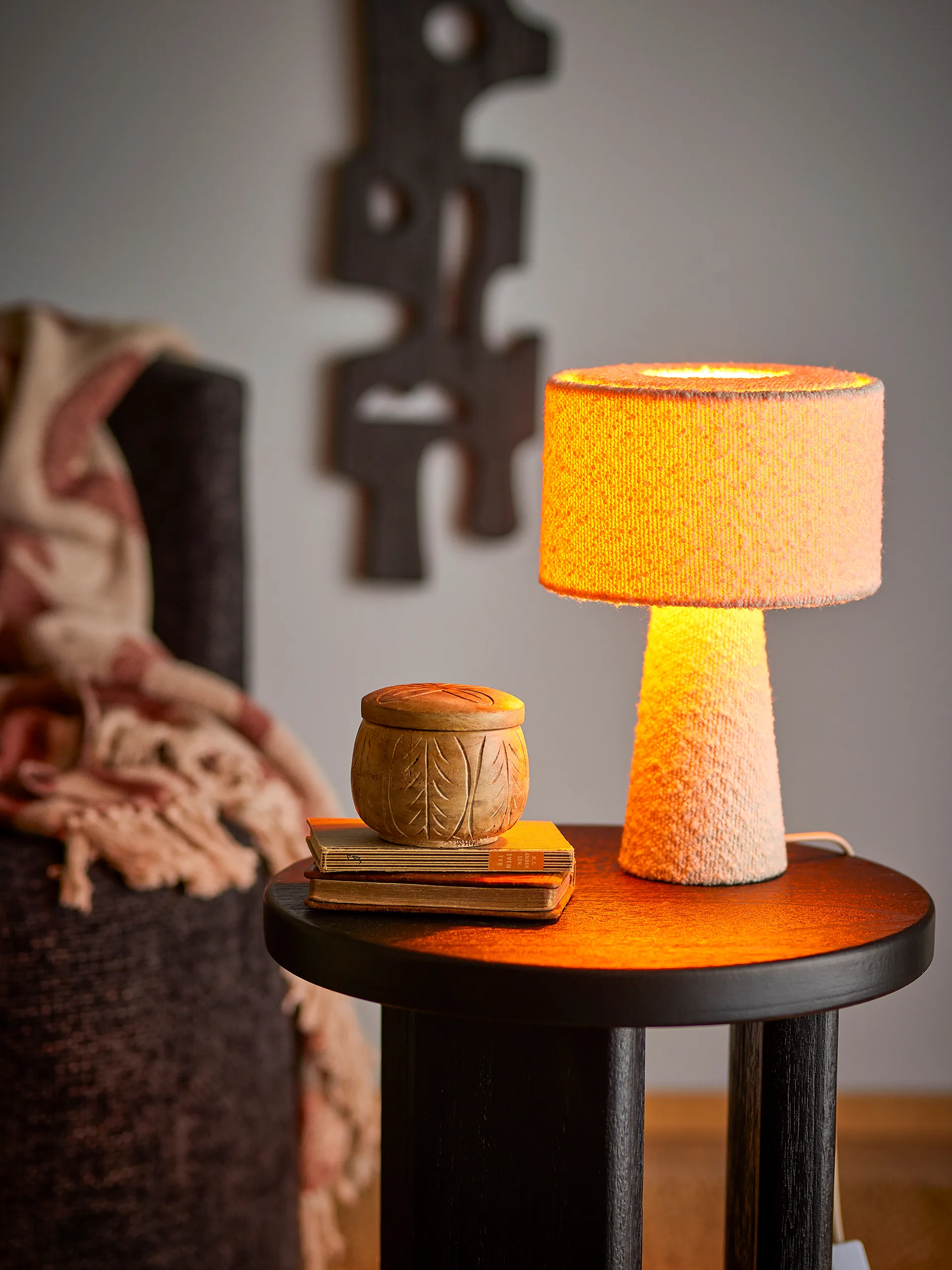 Emmie table lamp Ø 20 cm, White Bloomingville