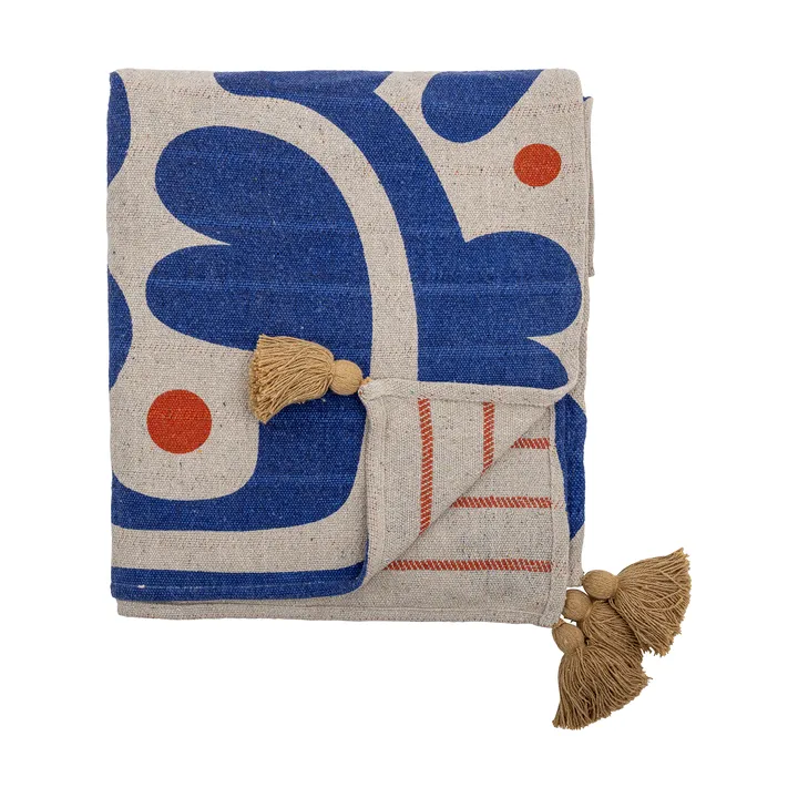 Eviaya throw 130x160 cm - Blue - Bloomingville