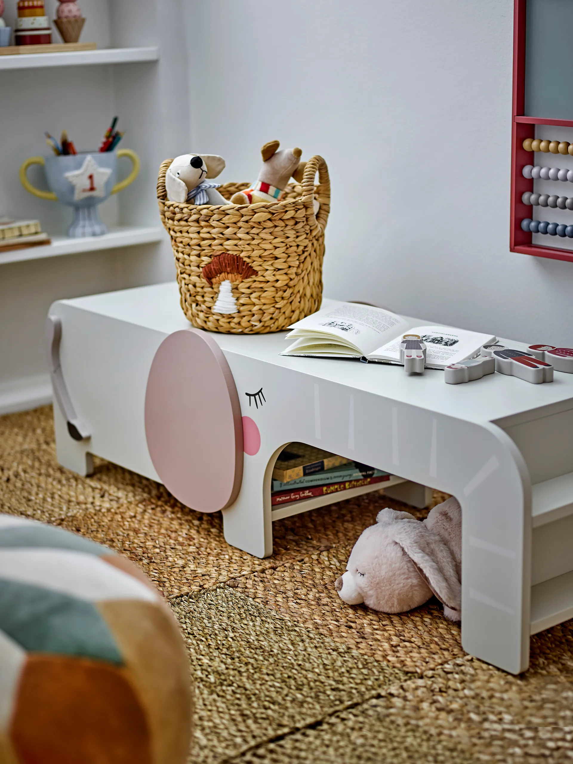 Ferdinand bench 110x32 cm, Grey Bloomingville