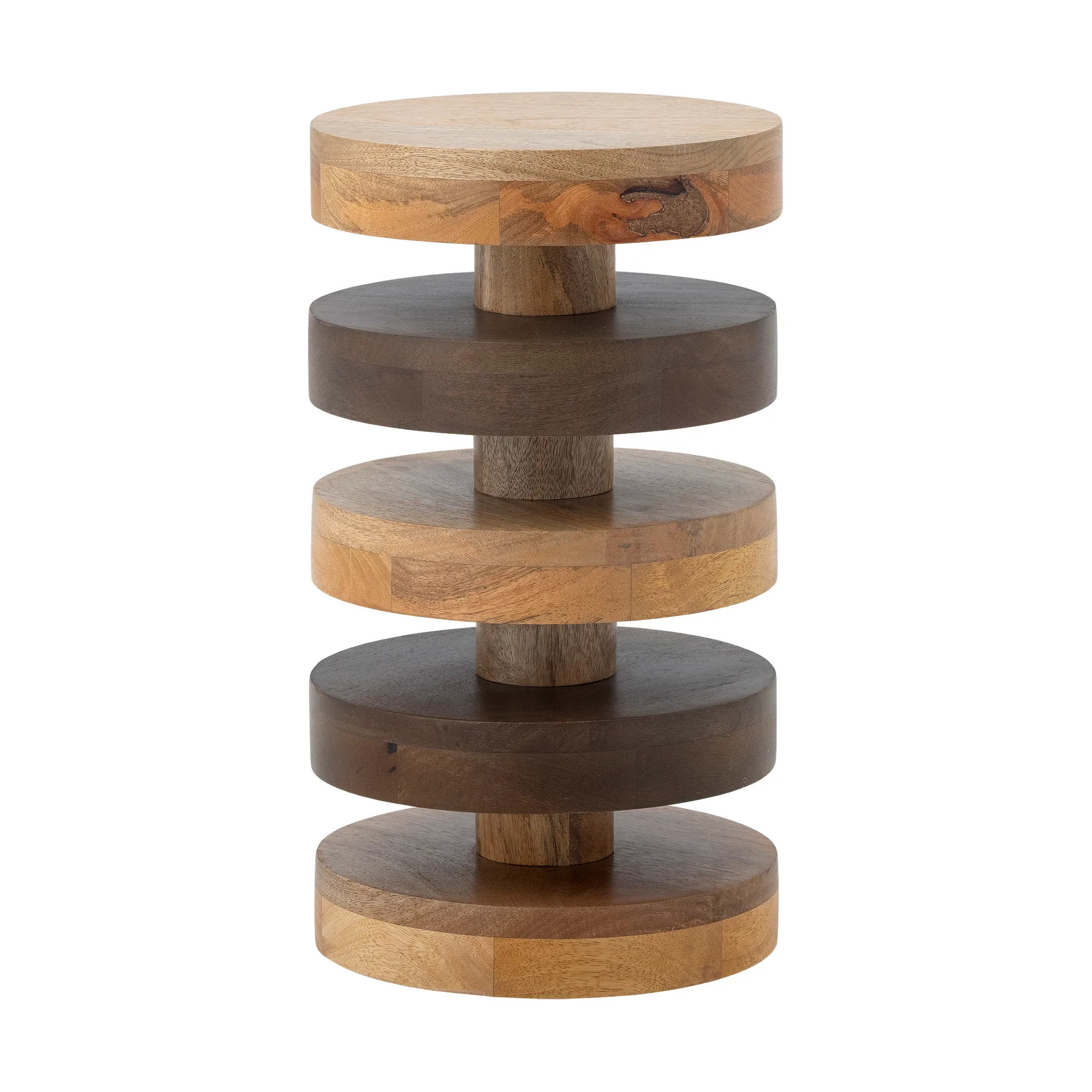 Franka side table Ø25x46 cm, Brown Bloomingville