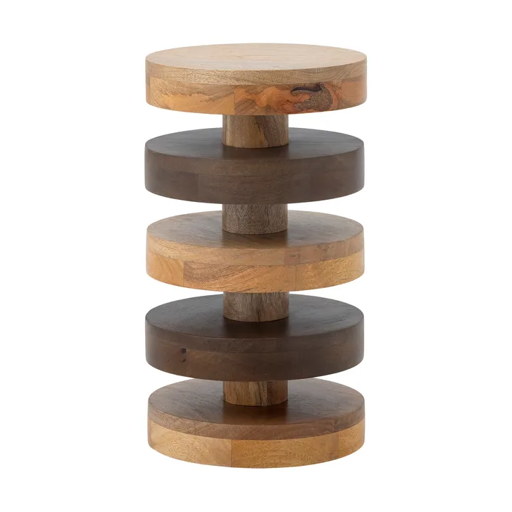 Franka side table Ø25x46 cm - Brown - Bloomingville