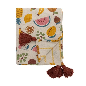 Fruitta cotton throw 160x130 cm - Yellow - Bloomingville