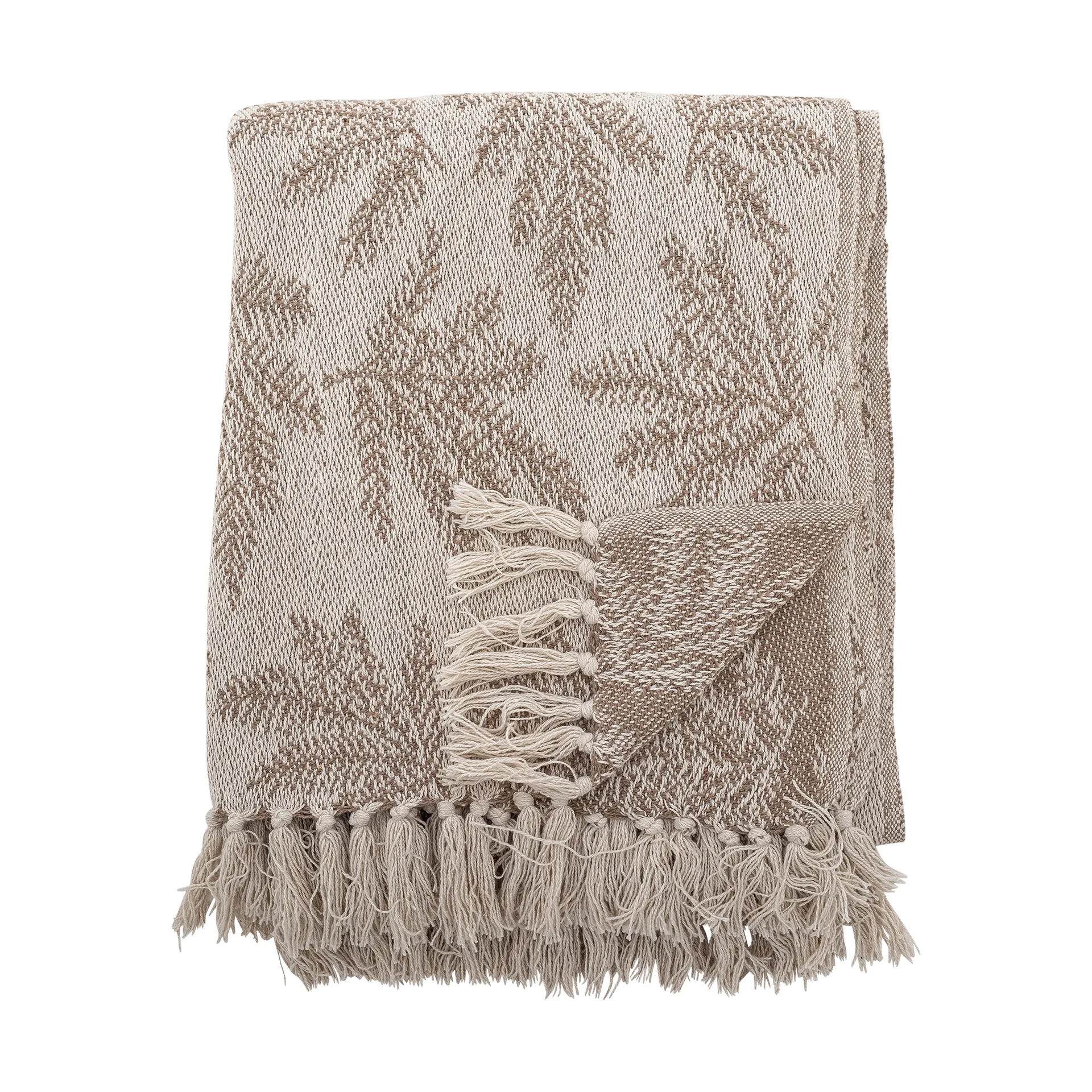 Gabriela throw 130x160 cm, Brown Bloomingville