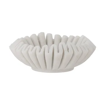 Harmonia decorative bowl Ø17 cm - White marble - Bloomingville
