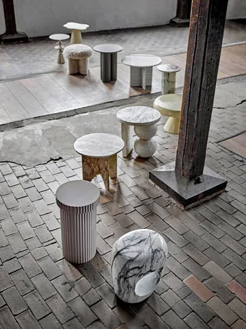 Jasmia side table - Nature, Ø30 cm - Bloomingville