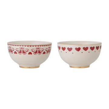 Jolly bowl 2-pack - Red - Bloomingville
