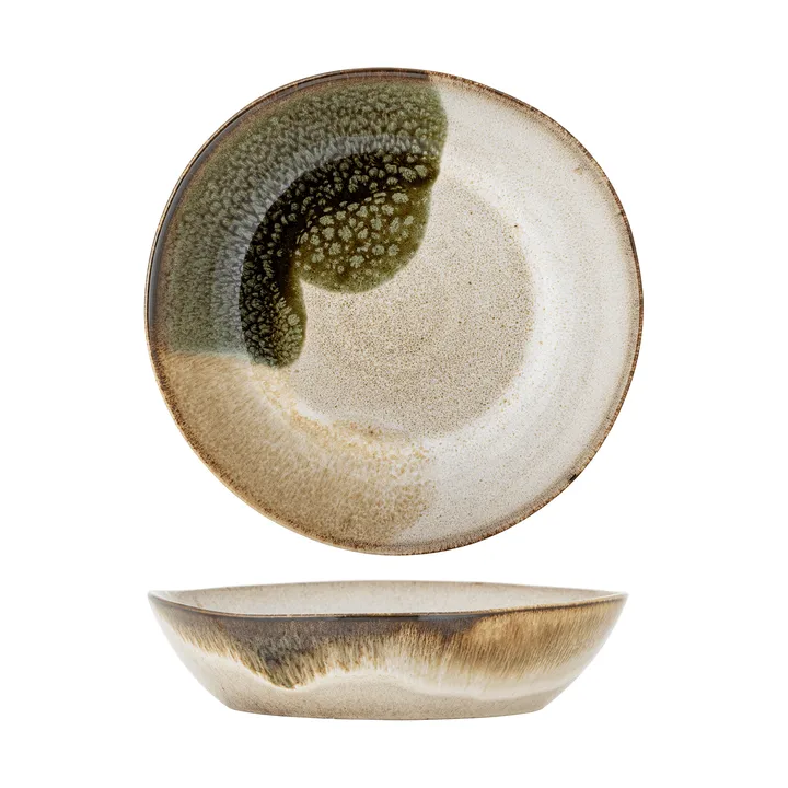 Jules deep plate 22 cm - Green - Bloomingville