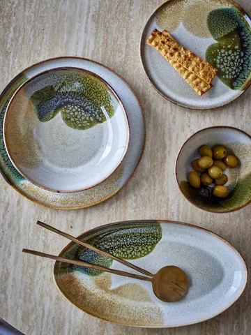 Jules deep plate 22 cm - Green - Bloomingville