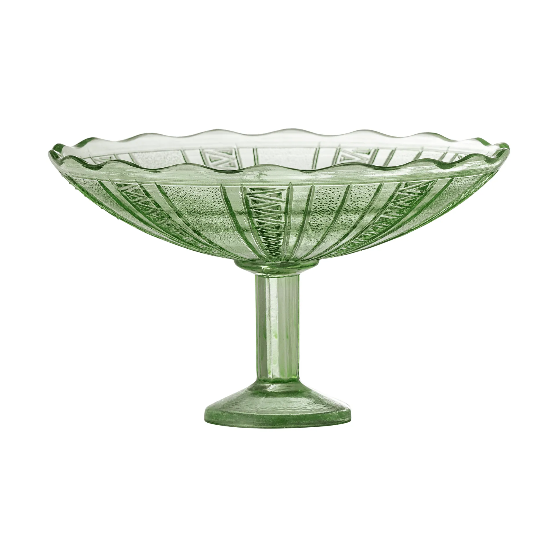 Kaddy pedestal bowl, Green, Ø23 cm Bloomingville