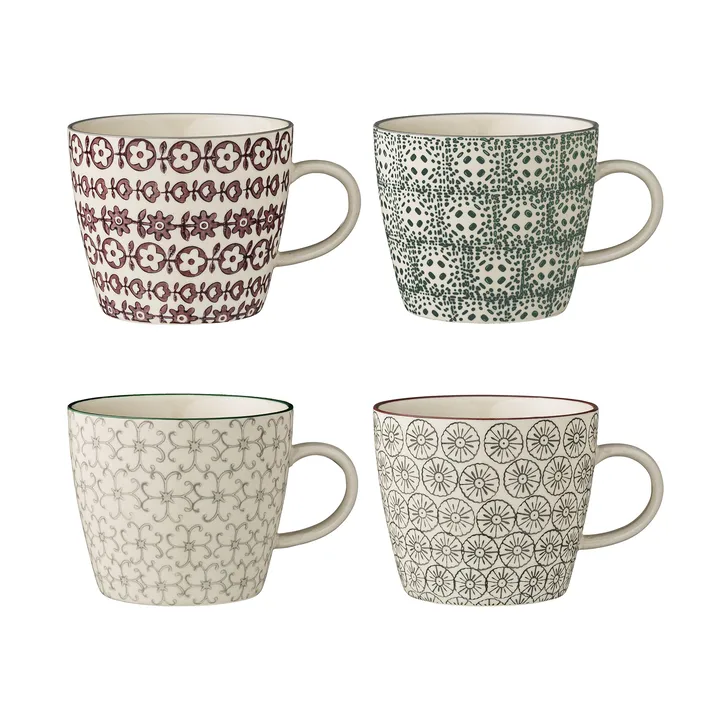Karine mug 4 pieces Ø 9.5 cm - Bloomingville
