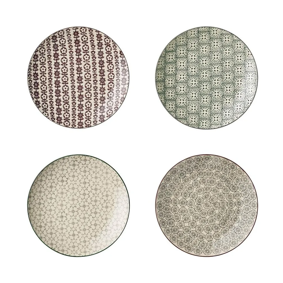 Karine plate 4 pieces Ø 20 cm,  Bloomingville