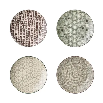 Karine plate 4 pieces Ø 20 cm - Bloomingville