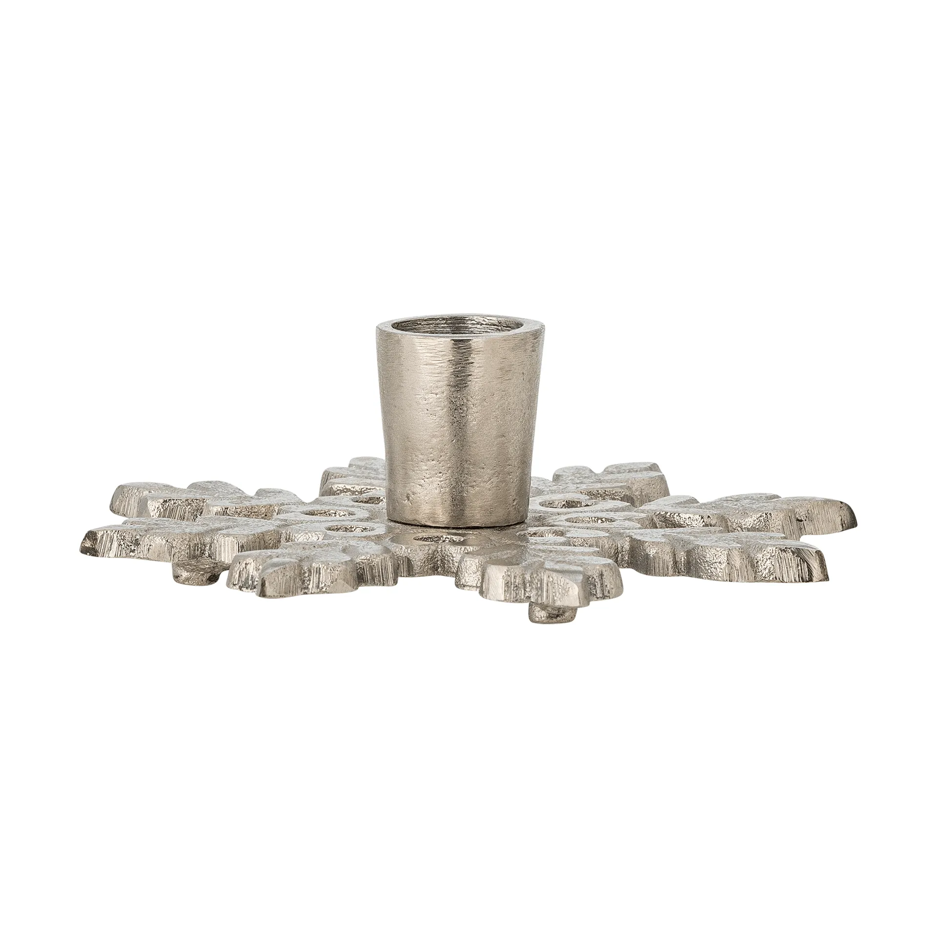 Kashi candleholder, Silver, Ø13.5 cm Bloomingville
