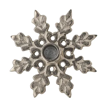 Kashi candleholder - Silver, Ø13.5 cm - Bloomingville