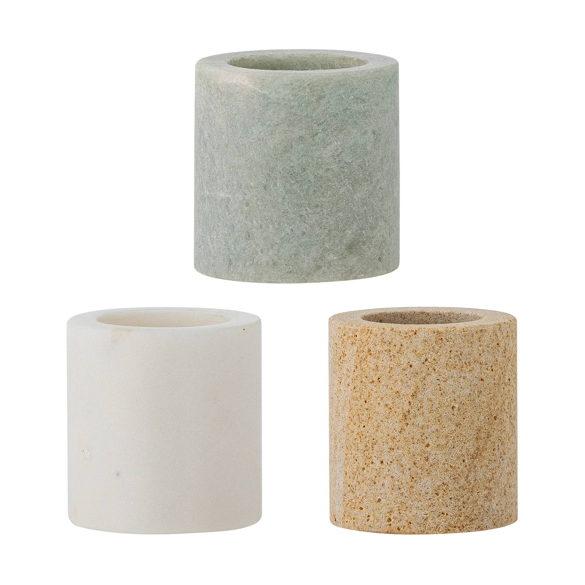 Kokui jar 3 parts, Marble Bloomingville