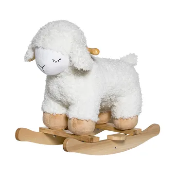 Laasrith sheep rocking horse. - White - Bloomingville