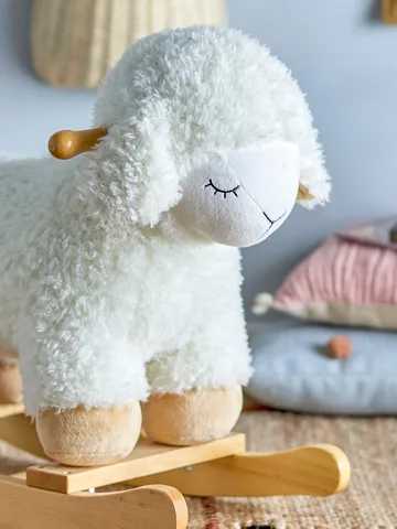 Laasrith sheep rocking horse. - White - Bloomingville