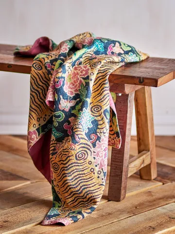 Lester throw blanket - Multi, 152x127 cm - Bloomingville
