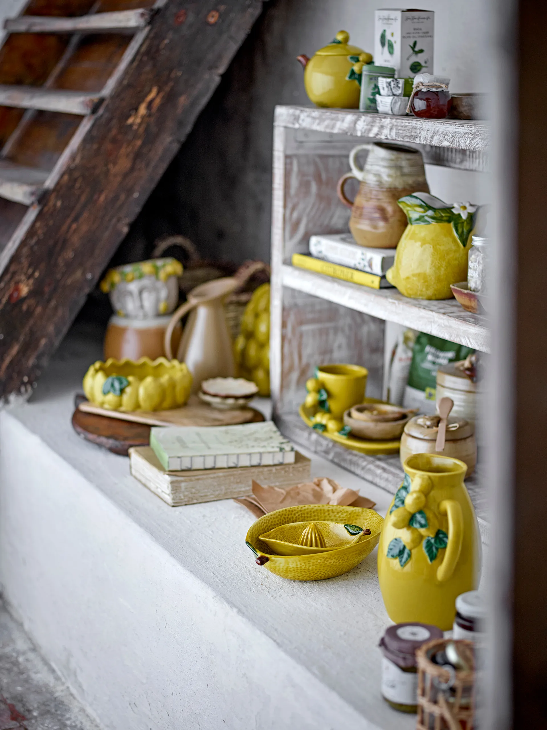Limone bowl 26x18 cm, Yellow Bloomingville