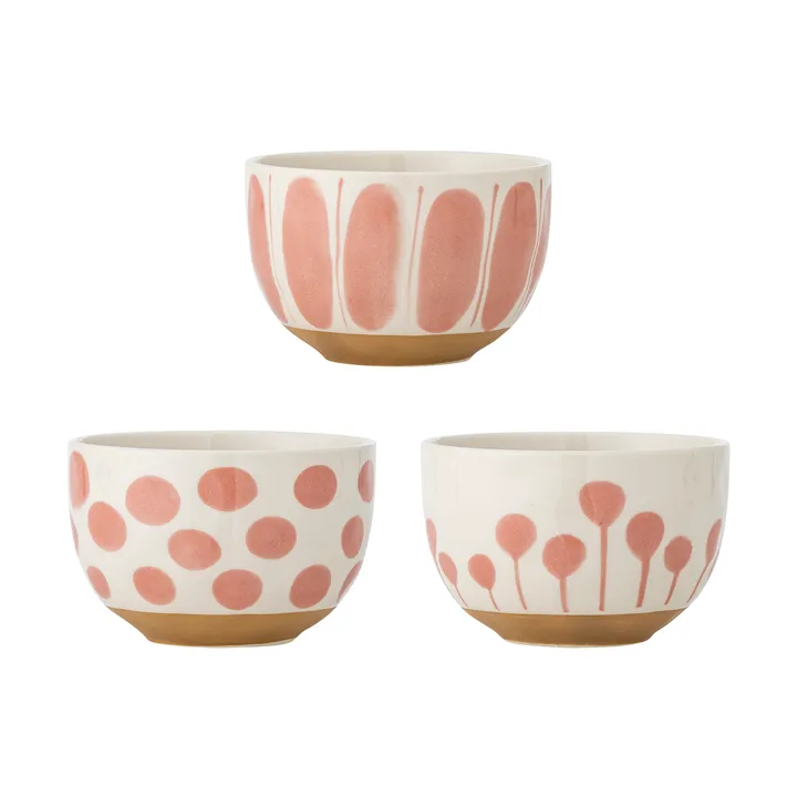 Linora bowl 58 cl 3 pieces - Rose - Bloomingville