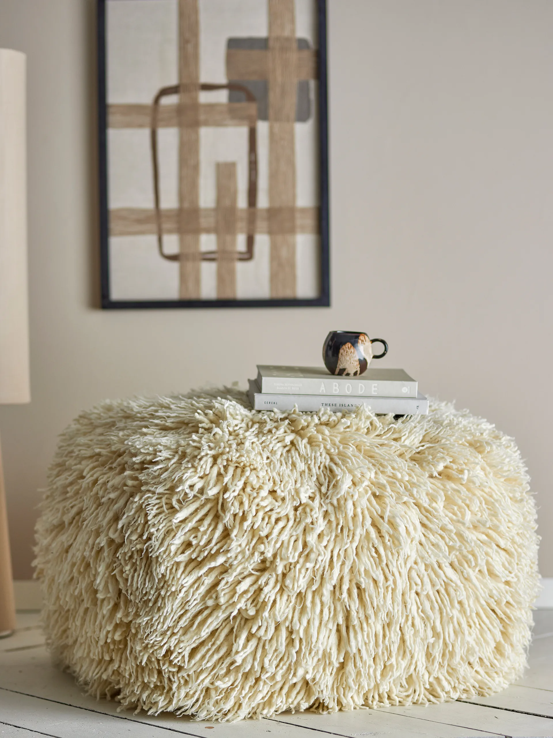 Lomba puff, Nature, 80x45x80 cm Bloomingville