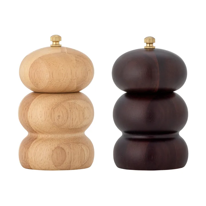 Marge salt and pepper mill, 2-piece - Natural - Bloomingville