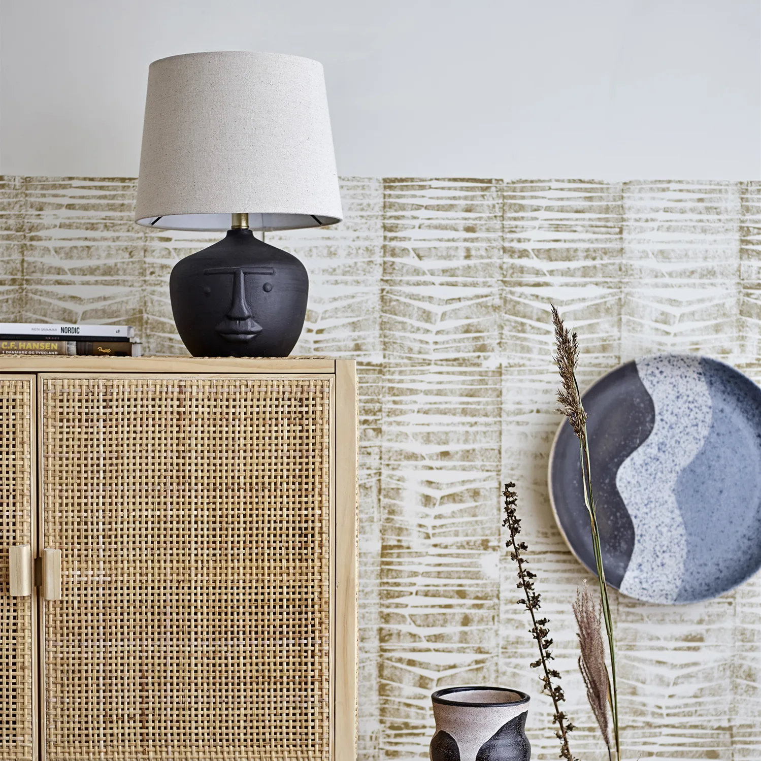Matheo table lamp 43 cm, black Bloomingville