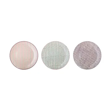 Maya plate 28 cm 3 pieces multi - Bloomingville