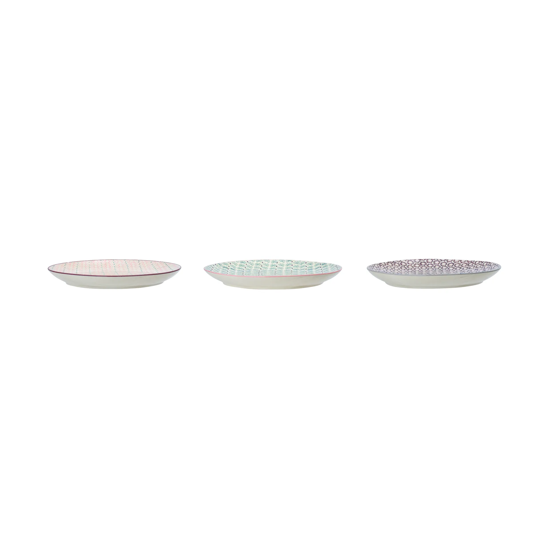 Maya plate 28 cm 3 pieces multi,  Bloomingville