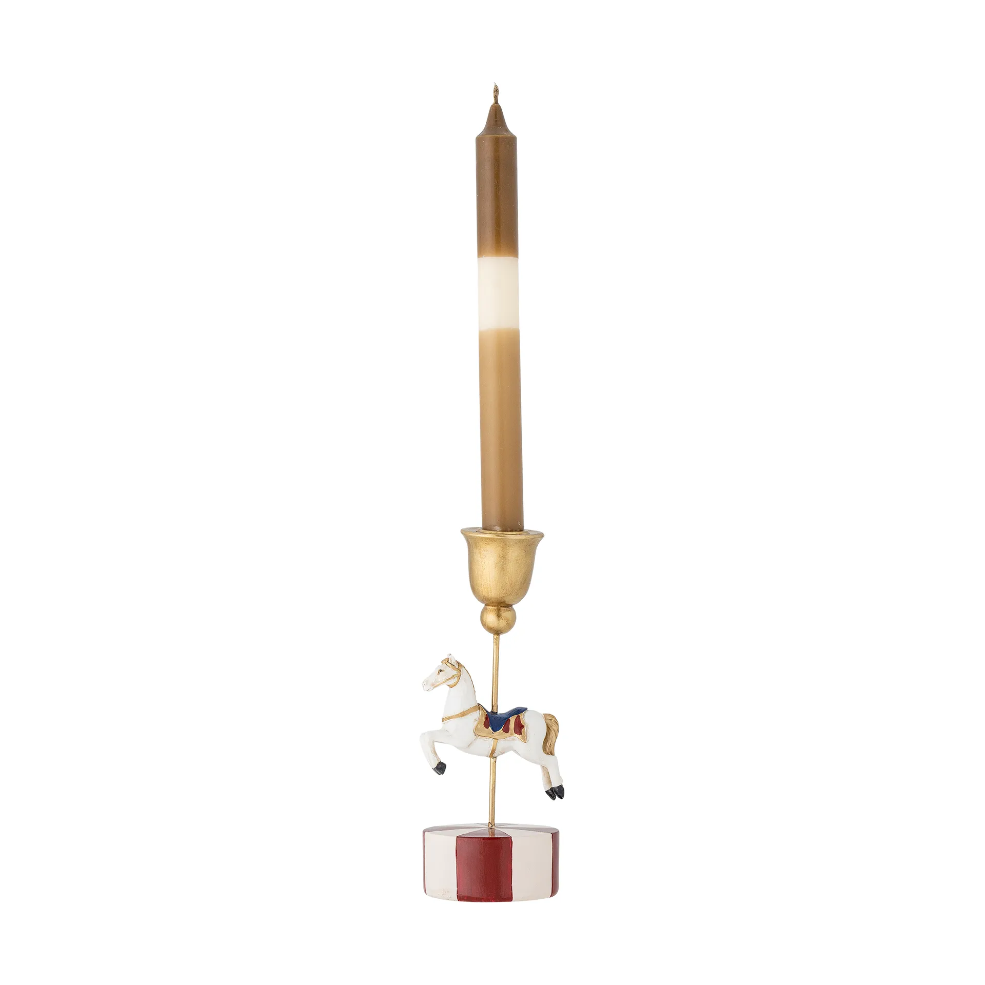 Merry-go-round candlestick, White Bloomingville
