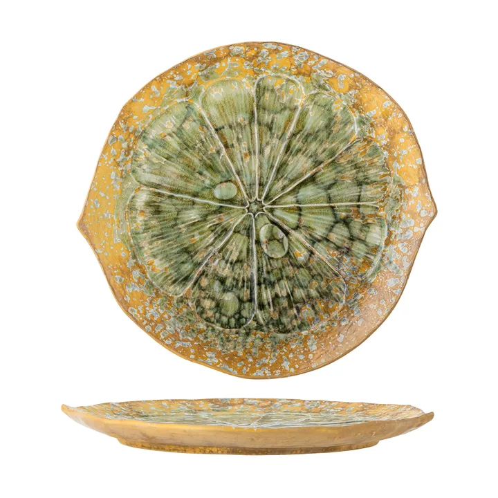 Milani serving platter Ø30 cm - Green - Bloomingville