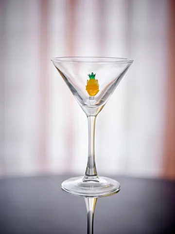 Misa cocktail glass 17 cl - Clear-pineapple - Bloomingville