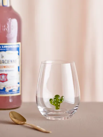 Misa drinking glass 56 cl - Clear-cactus - Bloomingville