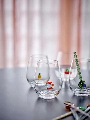 Misa drinking glass 56 cl - Clear-cactus - Bloomingville