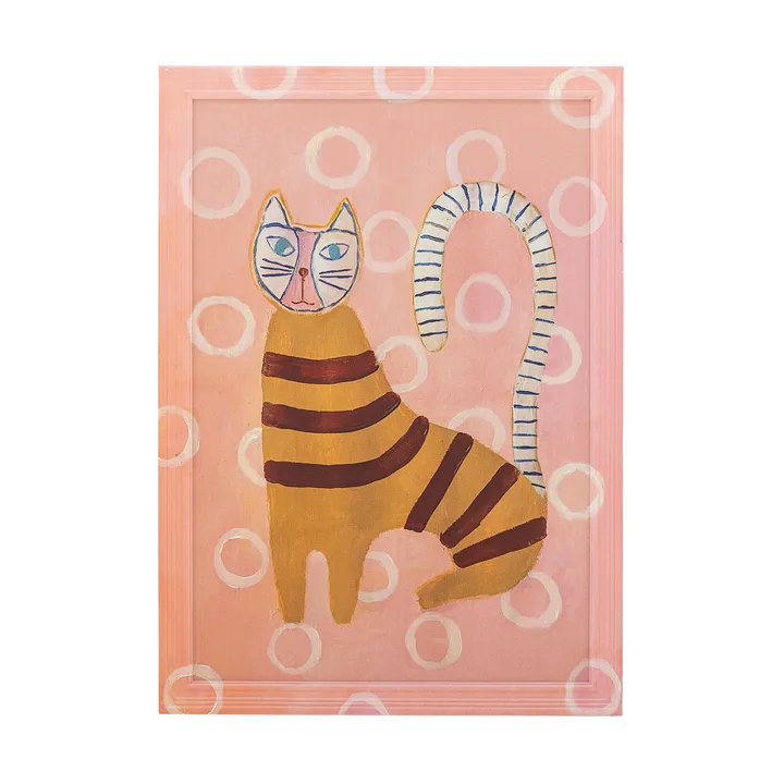Missy illustration with frame 40x56 cm - Rose - Bloomingville