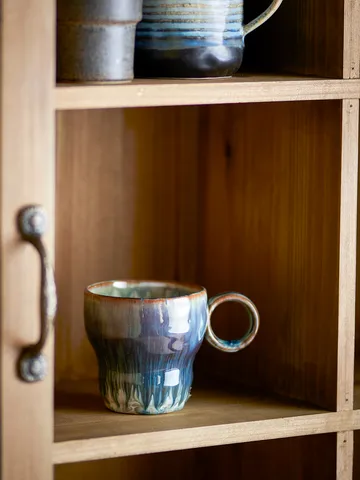 Nigel cup 4-pack - Blue - Bloomingville