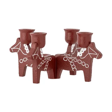 Number advent candle holder - Red, 23 cm - Bloomingville