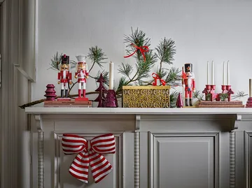 Number advent candle holder - Red, 23 cm - Bloomingville