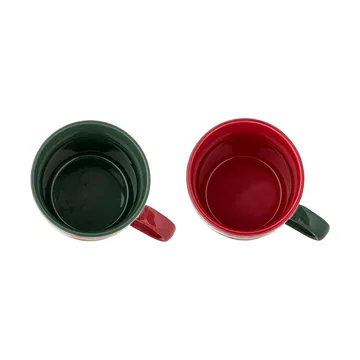 Number mug - Multi, 2 pieces, 30 cl - Bloomingville