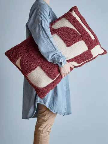 Olica cushion 60x40 cm - Red - Bloomingville