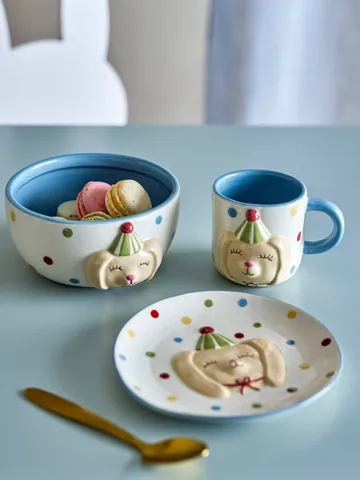 Party dinner set - Dog, 3 pieces - Bloomingville
