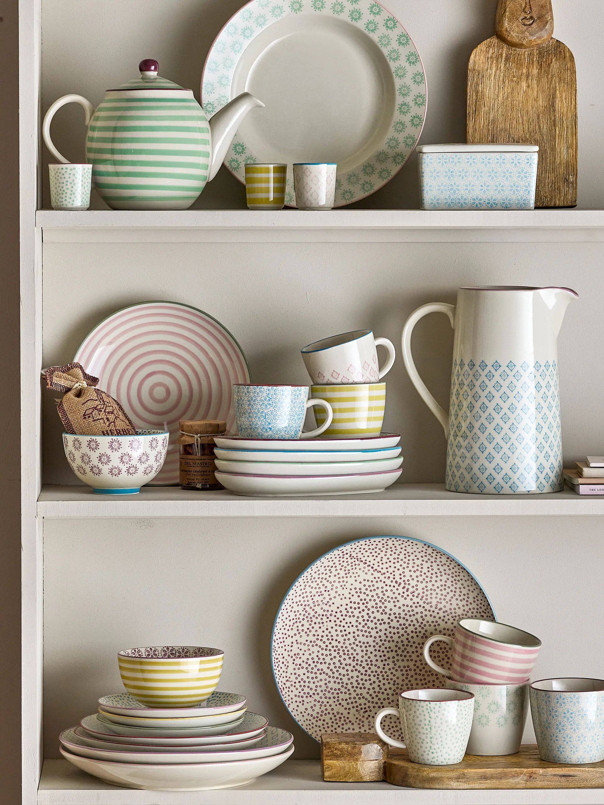 Patricia cup 30 cl 3 pieces Blue,  Bloomingville